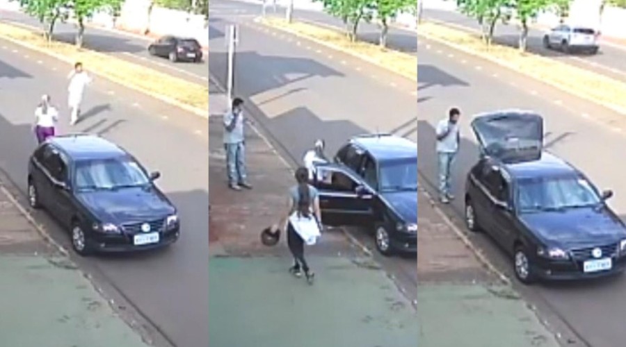 Caso Mariana: vídeo inédito mostra insistência de suspeito em ajudar