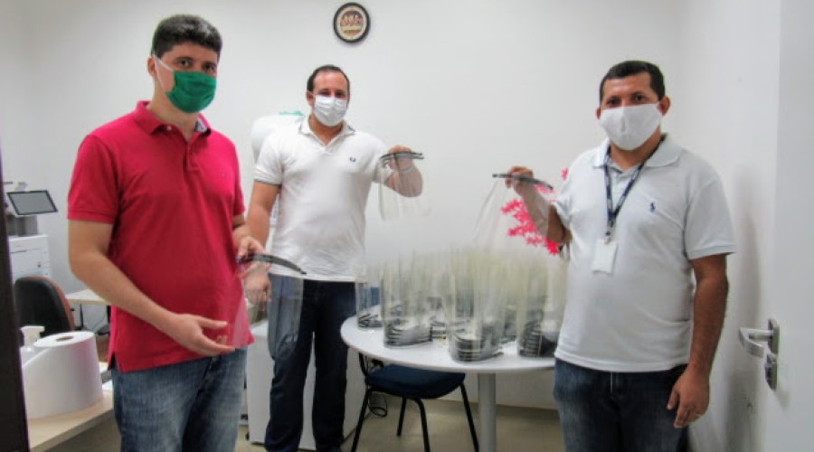 Protetores faciais são doados ao Hospital Regional de Caxias