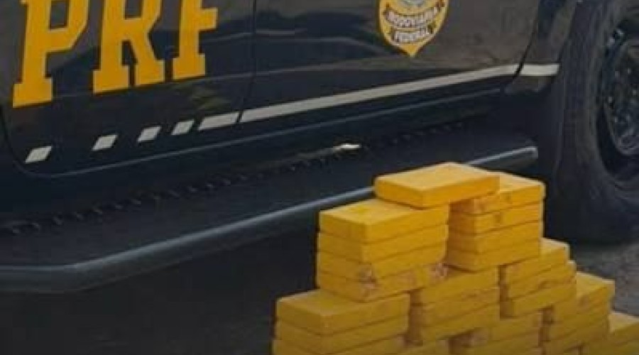 Grajaú: PRF apreende 40 kg de cocaína em veículo durante fiscalização