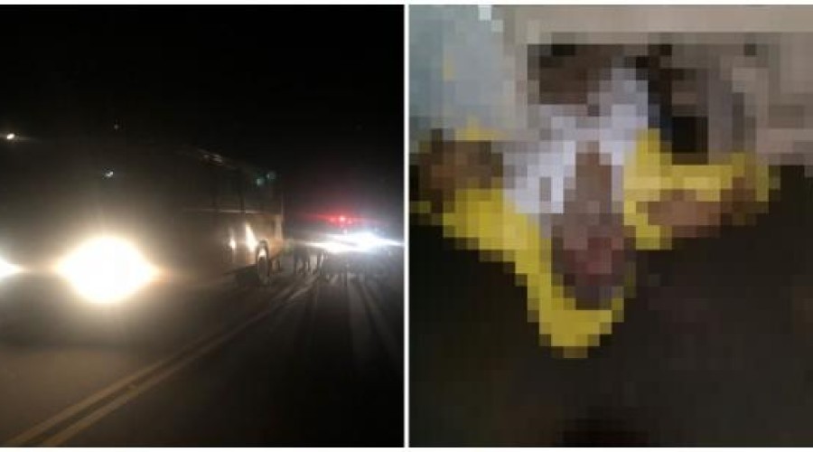 Motociclista morre ao colidir em ônibus de transporte escolar em Matões