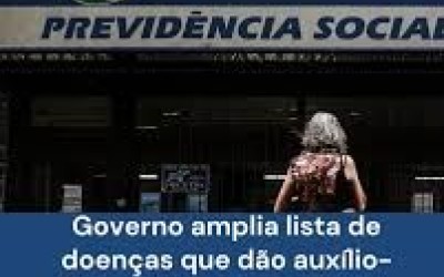 Governo amplia lista de doenças que dão auxílio-doença sem carência