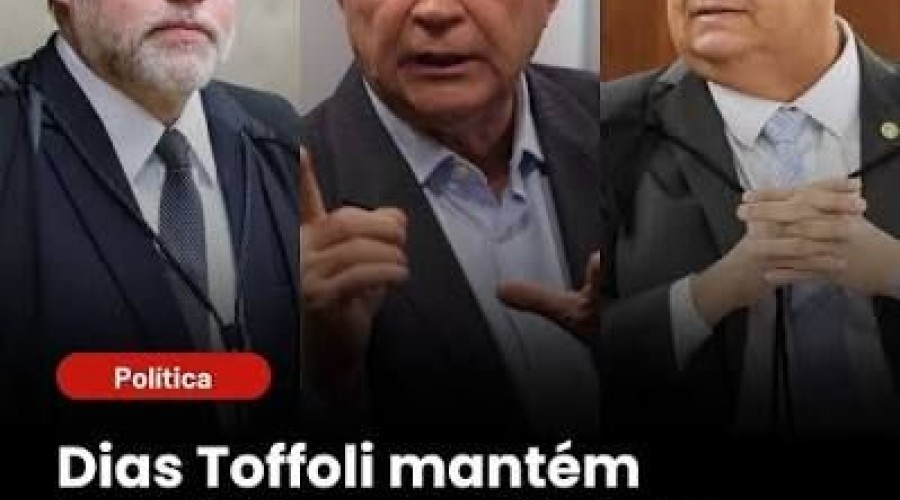 Toffoli rejeita pedido de Brandão para suspender decisões de Dino