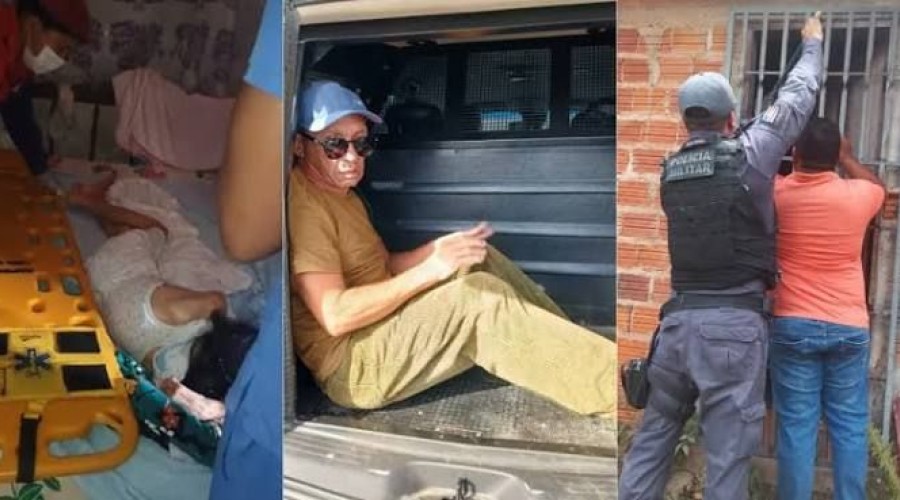 VÍDEO: Idosa de 95 anos é encontrada com fome e debilitada em casa trancada com correntes na Raposa; neto é preso