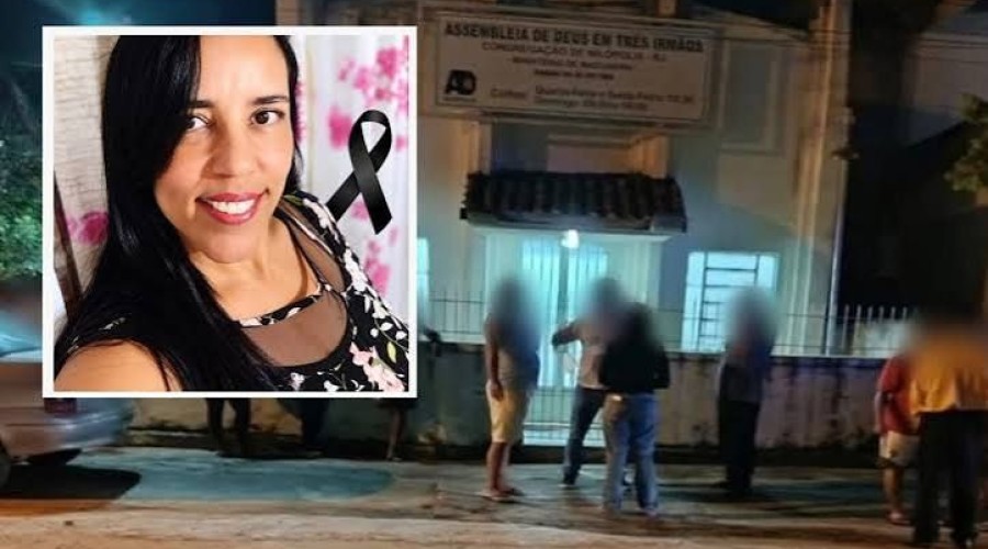 Mulher é assassinada com tiro na cabeça durante culto em igreja