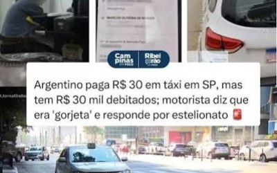 Torcedor do Boca paga R$ 30 em táxi em SP, mas tem R$ 30 mil debitados; motorista diz que era 'gorjeta' e responde por estelionato