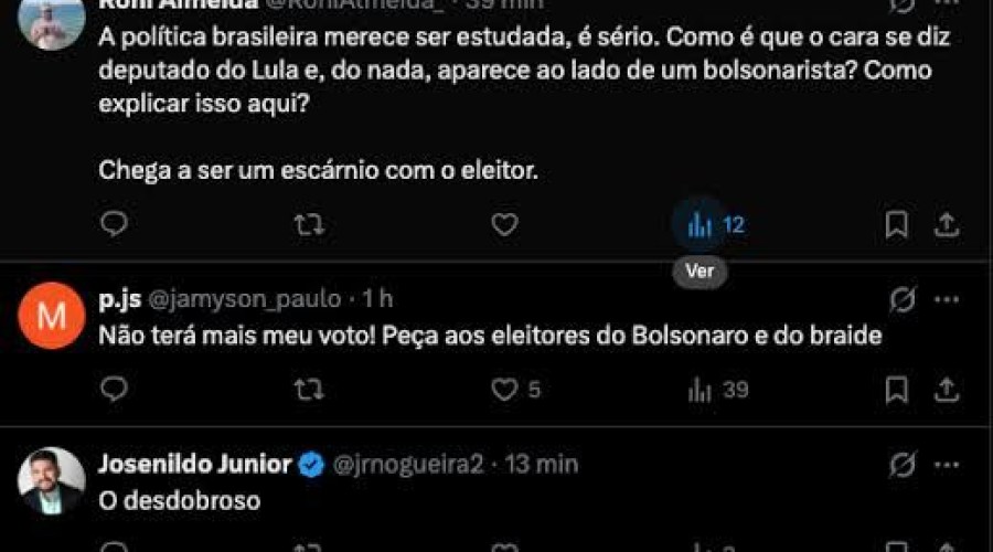 Rubens Jr. é confrontado ao se declarar ‘deputado federal do Lula’ no MA