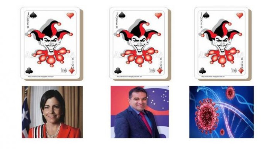 Um baralho com três coringas…