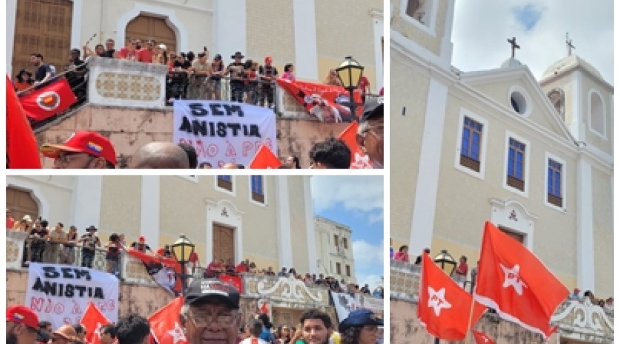 São Luís: Protesto reúne partidos contra a PEC da Bandidagem e em defesa da democracia