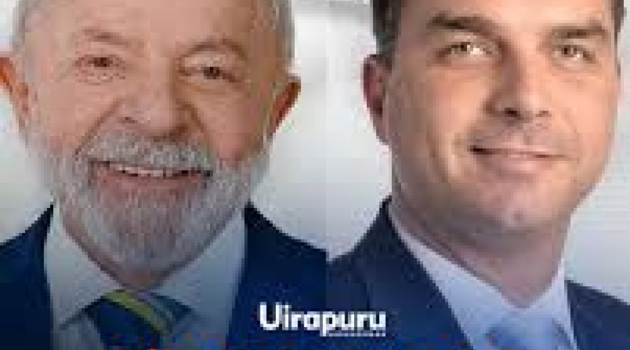 Flávio Bolsonaro tem 45,2% contra 44,1% de Lula no 2º turno, diz pesquisa