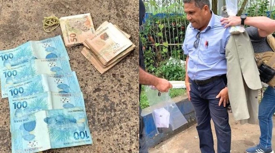 Assista ao Vídeo:Vereador em Iranduba é preso em flagrante cobrando R$ 5 mil em propina
