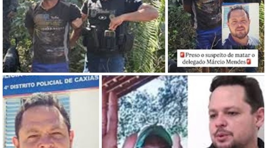 Caxias: Acusado de assassinar delegado Márcio Mendes é preso
