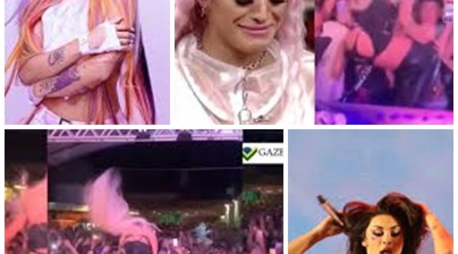 Pabllo Vittar se joga de palco, mas plateia não a segura