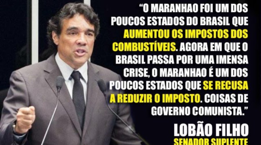 Lobão Filho diz que Flávio Dino aumentou impostos sobre combustíveis e não quer reduzir; confira