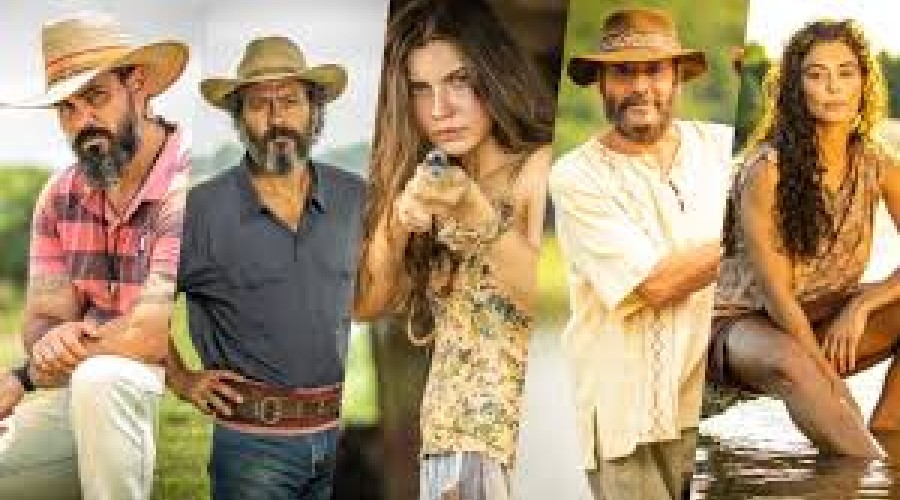 O time dos protagonistas da novela Pantanal, que acaba nesta sexta-feira