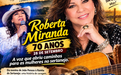 RAÍZES DA HISTÓRIA: Hoje 70 anos - ROBERTA MIRANDA - A VOZ QUE ABRIU CAMINHOS PARA AS MULHERES NO SERTANEJO