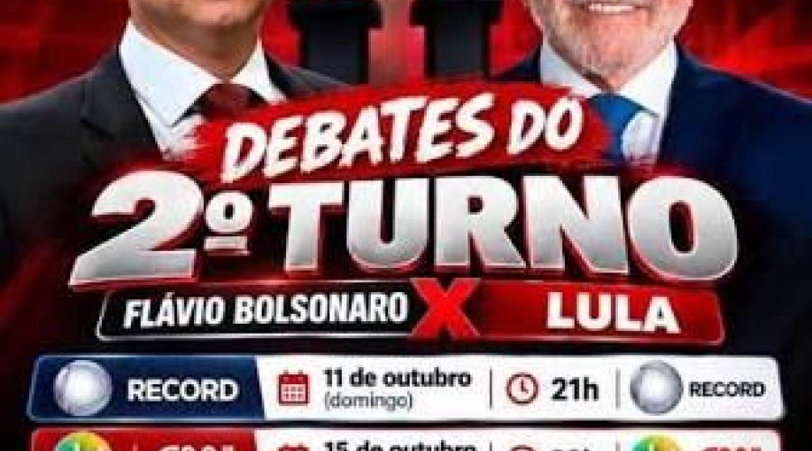 Lula e Flávio têm 3 debates e duas sabatinas marcados - “SBT”, “Band” e “Globo” em 15, 18 e 23