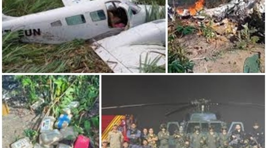 Avião que caiu após interceptação da FAB estava lotado de supermaconha