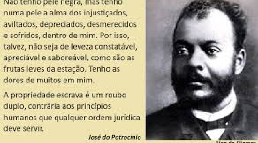 Há 171 anos, em 09.10.1854, nascia JOSÉ CARLOS DO PATROCÍNIO - EDMILSON SANCHES