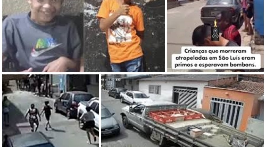 São Luís: Crianças mortas em atropelamento eram primos e esperavam bombons de São Cosme e Damião