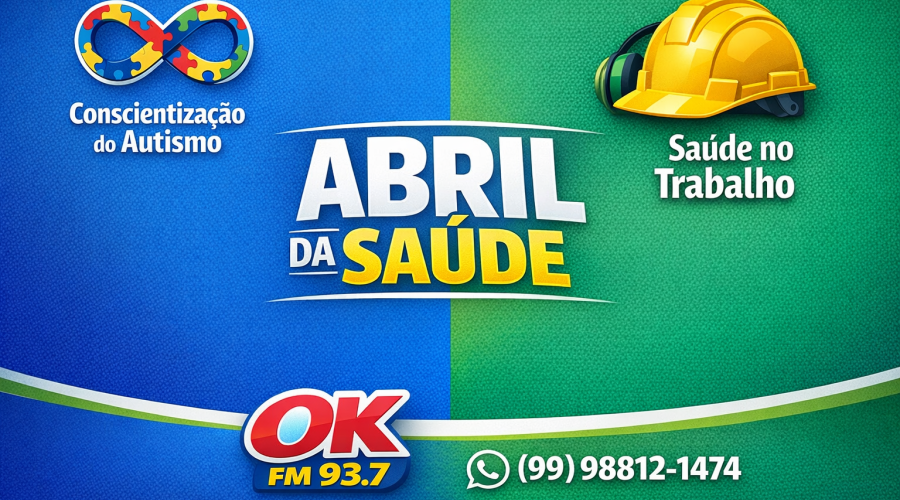 Abril Azul é dedicado ao Transtorno do Espectro Autista (TEA) - Abril Verde alerta para a prevenção de acidentes e doenças ocupacionai