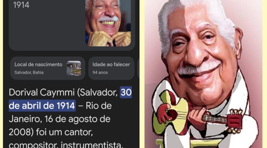 OK! Especial: Aniversário de Dorival Caymmi; nesta quarta-feira (30/4) às 14h00