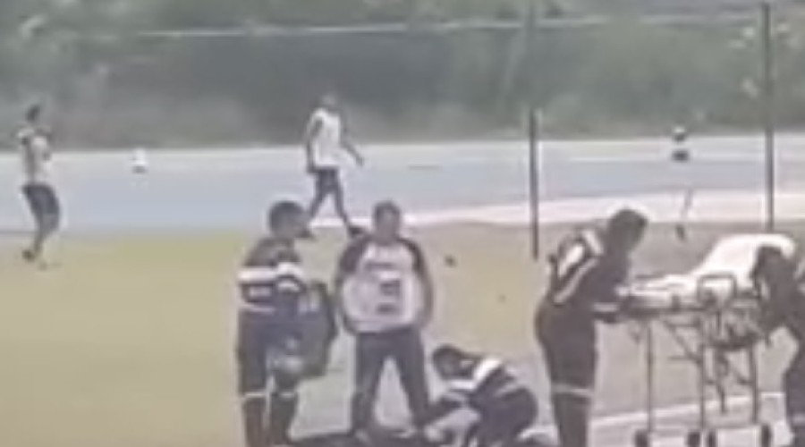 ASSISTA AO VÍDEO: Veja o exato momento em que jovem desmaiou na prova de corrida da PM-MA e veio a óbito na UPA