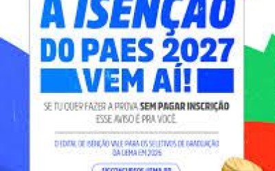Uema abre prazo para pedir isenção da taxa de inscrição do Paes 2027