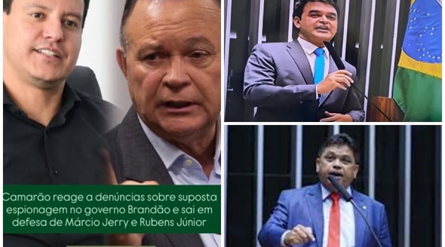 Camarão reage a denúncias sobre suposta espionagem no governo Brandão e sai em defesa de Márcio Jerry e Rubens Júnior