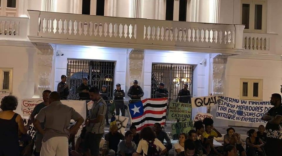 Assista ao Vídeo: Governo Dino usa Choque para reprimir moradores e manifestantes do Cajueiro