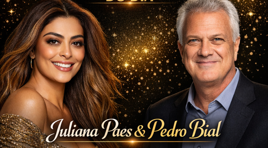 Hoje é dia de celebrar - Parabéns: Juliana Paes e Pedro Bial
