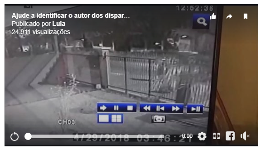 Assista ao Vídeo: Polícia Civil divulga imagens de atirador no acampamento pró-Lula