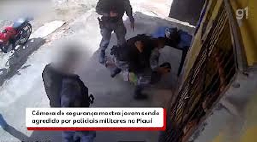 VÍDEO: PMs são afastados após agredirem jovem em Parnaíba, no litoral do Piauí