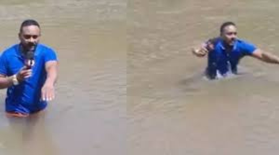 Bacabal/MA/VÍDEO: Repórter pisa em corpo de jovem desaparecida durante cobertura sobre afogamento