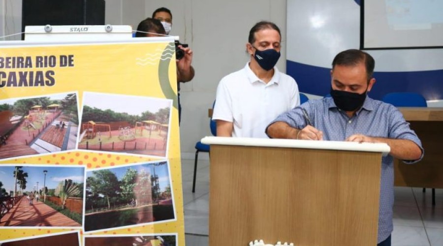 Catulé Júnior anuncia início das obras da Beira Rio de Caxias - Portal Noca - Assista o Vídeo de Projeção