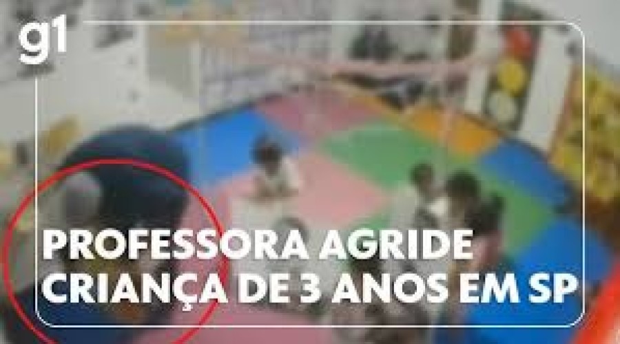 Vídeo: Professora é demitida após agredir aluno de três anos em creche no litoral de SP