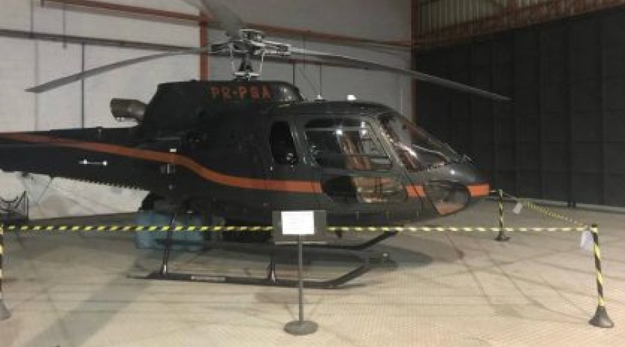 Polícia apreende helicóptero usado no assassinato de líderes do PCC em Fortaleza