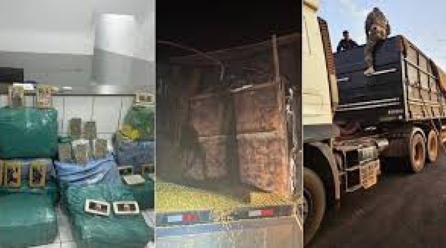 São Domingos do Azeitão- Maranhão: Polícia apreende mais de 360 kg de skunk e crack em caminhão de milho