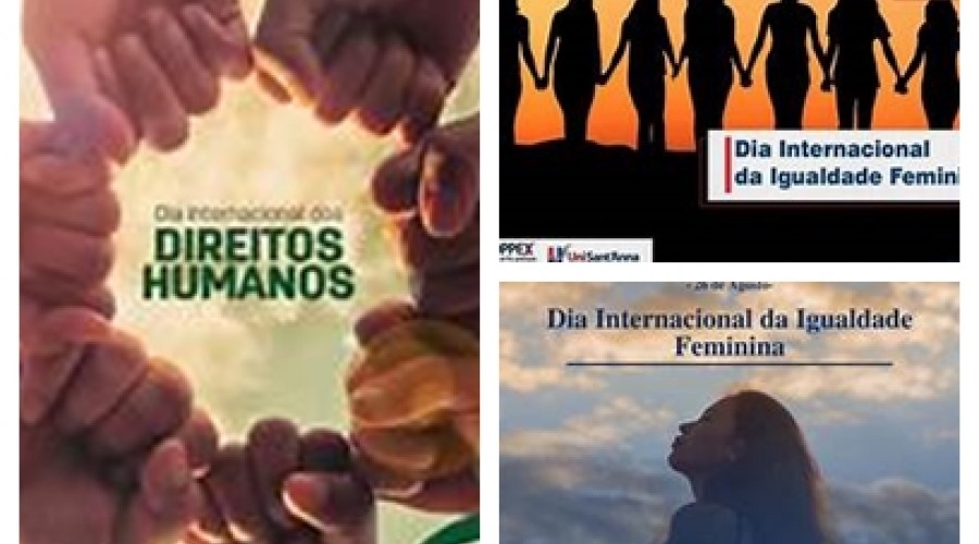 Hoje e dia de: - DIA INTERNACIONAL DA DECLARAÇÃO DOS DIREITOS DO HOMEM E DO CIDADÃO  e Hoje é Dia Internacional da Igualdade Feminina! Entenda sua história