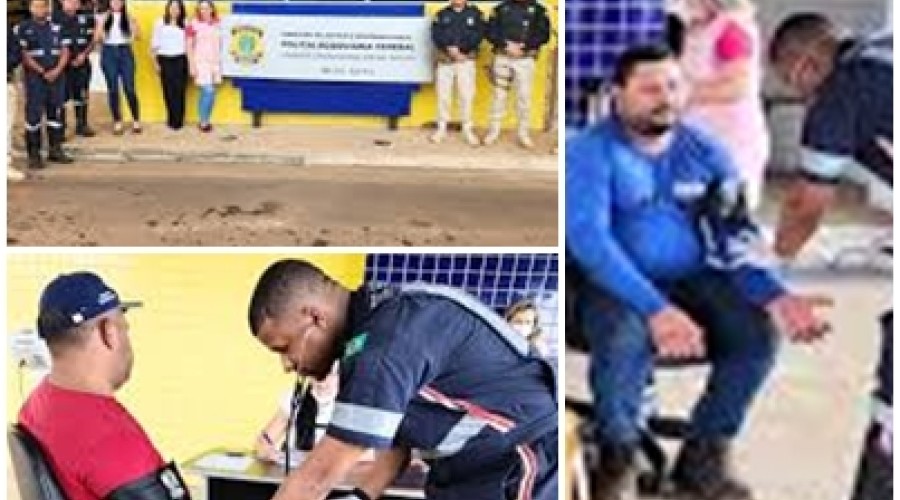 PRF realiza Comando de Saúde preventivo nas rodovias do Maranhão