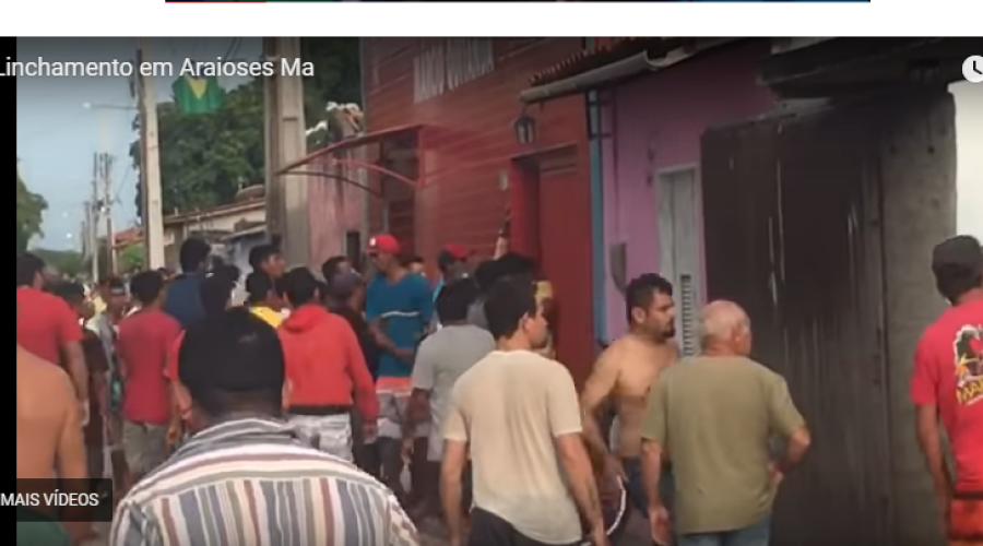 Veja no vídeo: populares lincham até a morte jovem na frente de policiais no Maranhão