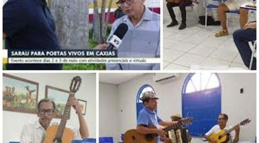 Caxias recebe Sarau para os Poetas Vivos em maio