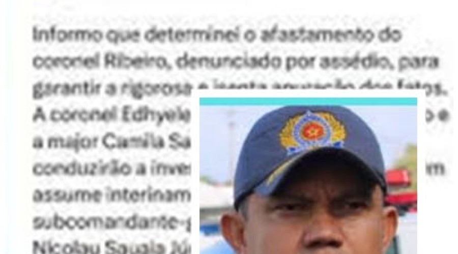 Brandão afasta subcomandante da PM após denúncia de assédio