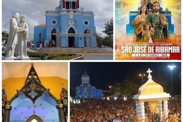 MARANHÃO - Festejo de São José de Ribamar; veja a programação de 1º a 27 de setembro, com novenários, romarias e missas no Santuário