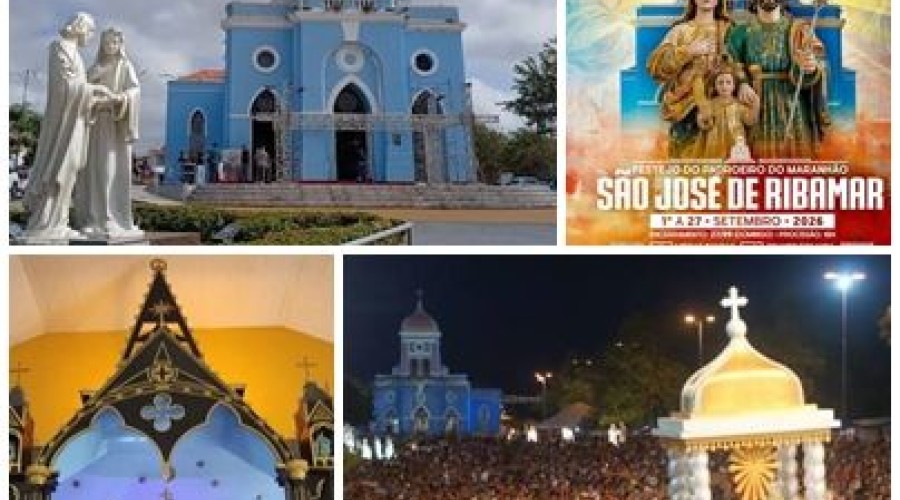 MARANHÃO - Festejo de São José de Ribamar; veja a programação de 1º a 27 de setembro, com novenários, romarias e missas no Santuário