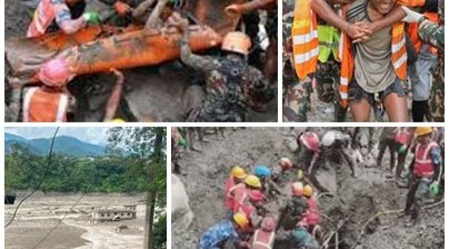 Avalanche de lama: Nepal resgata 2 trabalhadores de túnel 9 dias após enchentes