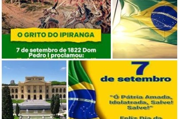 RAÍZES DA HISTÓRIA:  7 DE SETEMBRO: O GRITO QUE MUDOU A HISTÓRIA DO BRASIL