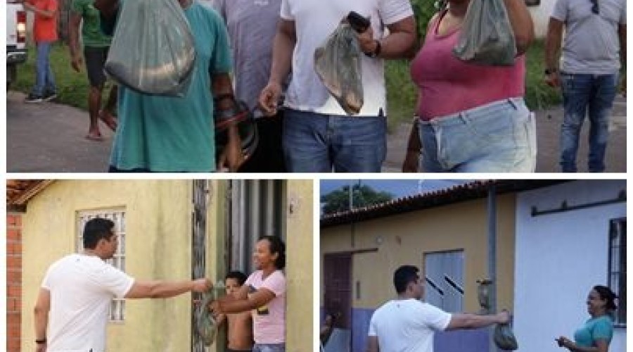 Compromisso e Tradição: Paulo Marinho Jr. realiza entrega de mais de 10 toneladas de peixe em Caxias