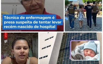 Técnica de enfermagem é presa suspeita de tentar sequestrar recém-nascida em maternidade no PI