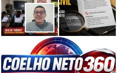 Vídeo: Festa de R$ 1,5 milhão versus salas de “cubículo” e relento na Zona Rural de Coelho Neto.