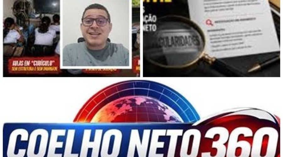 Vídeo: Festa de R$ 1,5 milhão versus salas de “cubículo” e relento na Zona Rural de Coelho Neto.